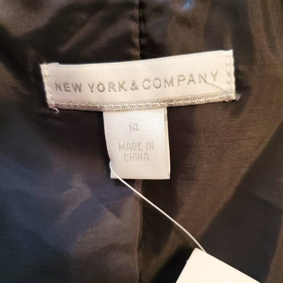 NWT New York & Co. Grey Single Button Blazer - Picture 5 of 6